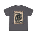 Bitcoin King Playing Card T-Shirt — Vintage Crypto Ace Tee