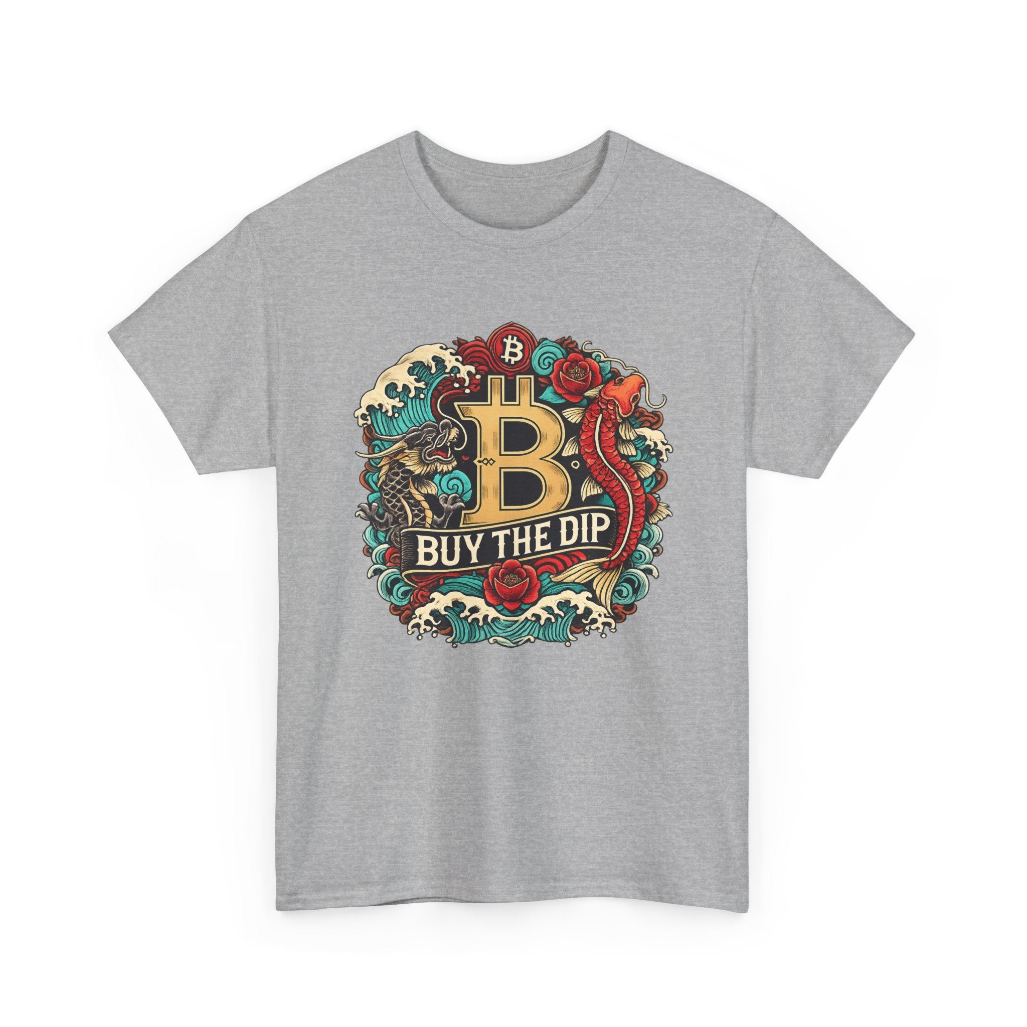 Buy the Dip Bitcoin T-Shirt — Retro Crypto Logo Tee