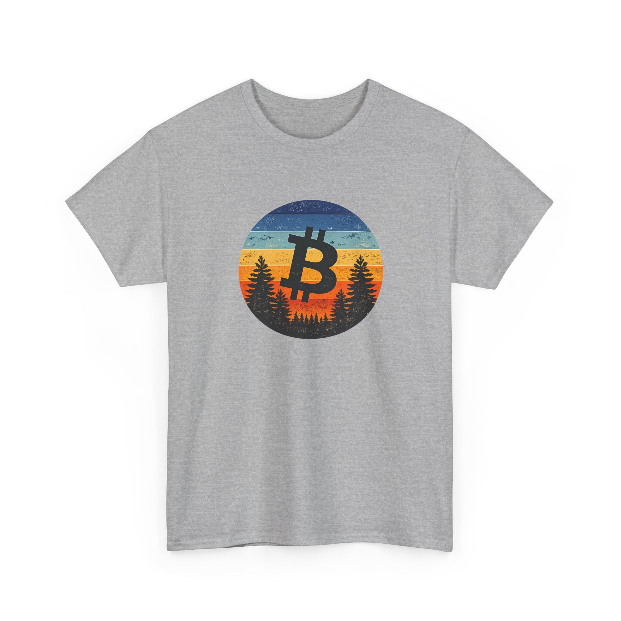Bitcoin Forest Sunset T-Shirt