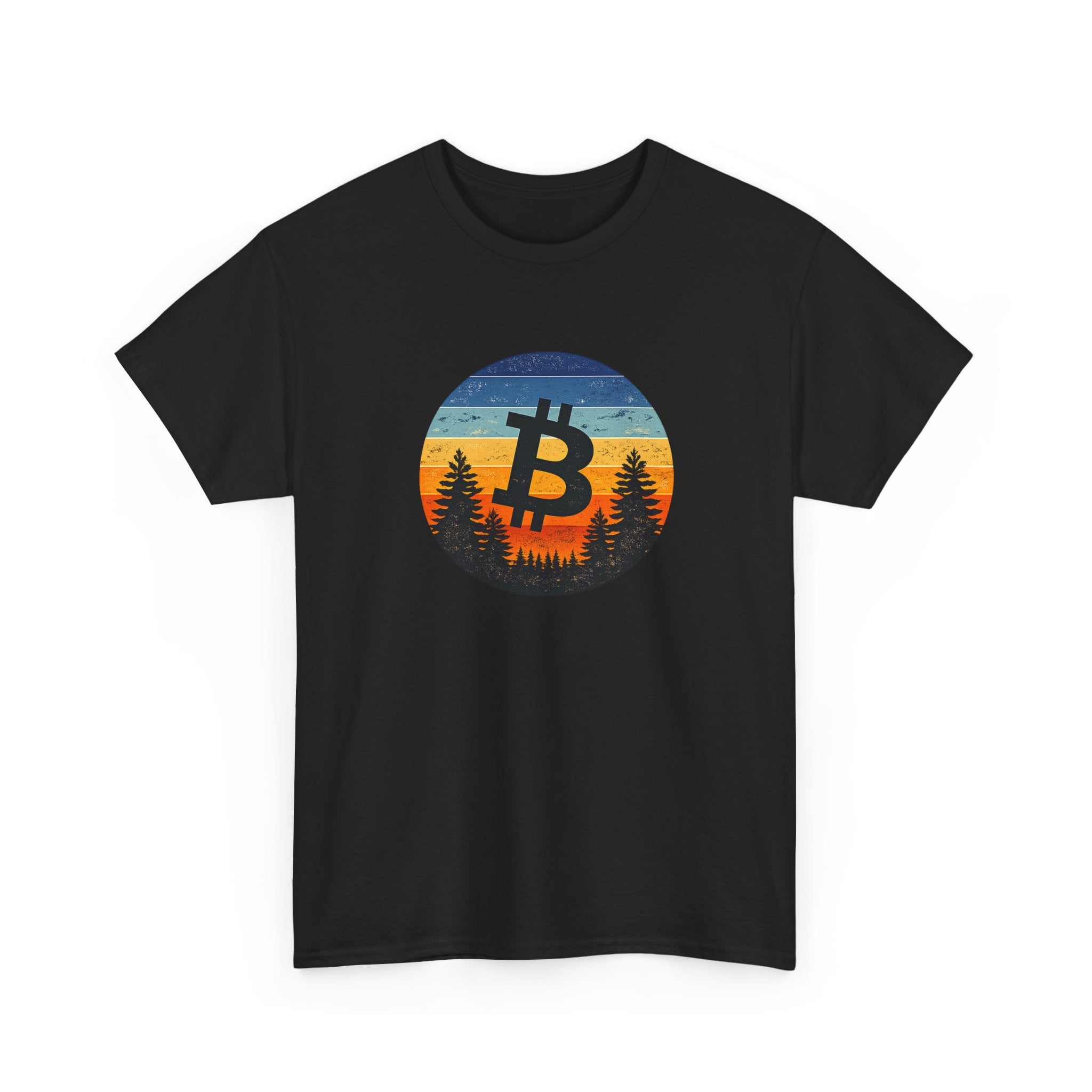 Bitcoin Forest Sunset T-Shirt