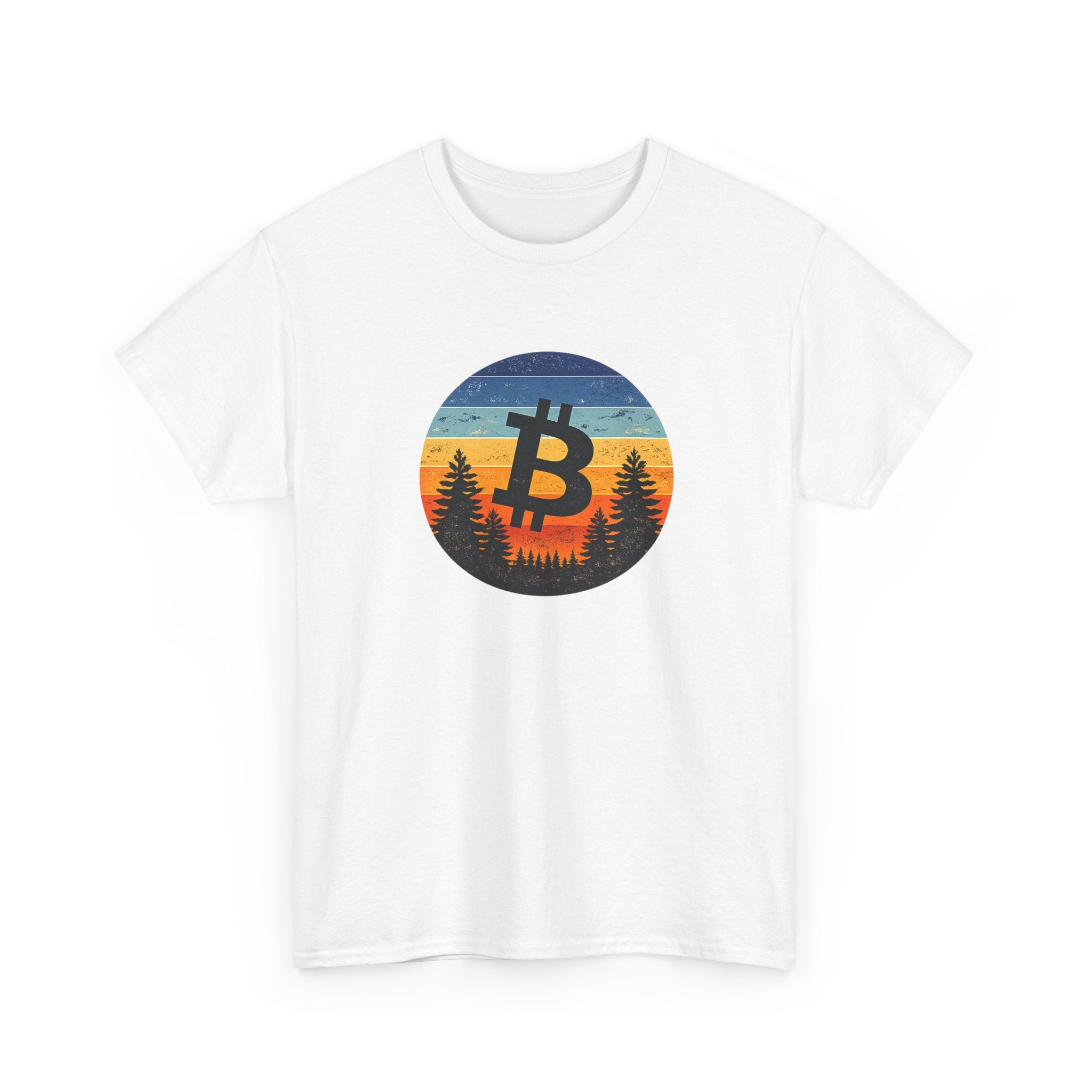 Bitcoin Forest Sunset T-Shirt